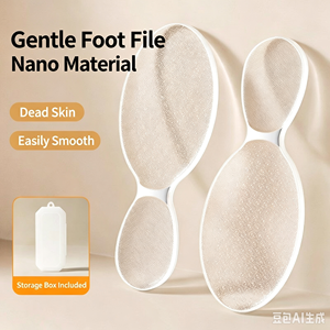 Lima <span class=keywords><strong>de</strong></span> Pies <span class=keywords><strong>de</strong></span> Nanocristal con Logotipo Personalizado, Herramientas <span class=keywords><strong>de</strong></span> Pedicura <span class=keywords><strong>de</strong></span> Lujo, Exfoliante <span class=keywords><strong>de</strong></span> Pies Reutilizable para Eliminar Piel Muerta y Callosidades - Product Image 3