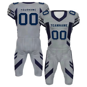 Concevez votre propre uniforme de football américain personnalisé, respirant, à séchage rapide, ensemble maillot et pantalon sublimés - Product Image 5