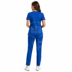 Ensemble de blouses médicales personnalisées, uniforme d'infirmière, tenue d'hôpital, tissu extensible respirant, vêtements de santé, fournisseur en gros aux États-Unis - Product Image 5