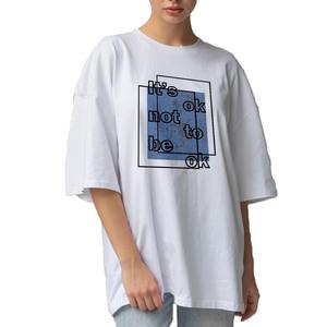 Camiseta extragrande de color blanco de calidad superior para mujer, camiseta hecha en Bangladesh para mujer, camiseta de manga corta de algodón 100% - Product Image 1