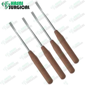 Os raspatoire de haute qualité courbé avec manche Tufnol 19cm 6mm par Hasni Surgical Fabriqué au Pakistan - Product Image 2