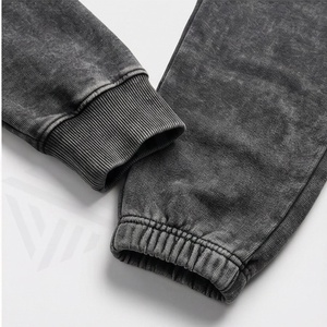 Custom Premium Mens Acid Washed Tracksuit Streetwear Hooded <b>Sweatpants</b> <b>Set</b> Plus Size For Outdoor Activities Sports Gym - Product Image 6