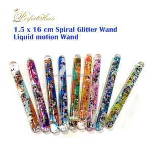 Baguette à paillettes liquide en spirale de 16cm Jouet sensoriel pour acrylique et sable coloré pour 5-13 ans - Product Image 3