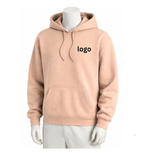 Men's Winter Front Hooded Pullover Hoodie Sweatshirt Breathable Fabric Long Sleeve <b>Design</b> Regular Fit Pocket Custom Logo - Product Image 1