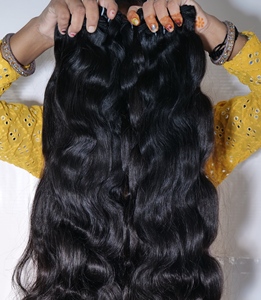 Cabello Virgen 100% Barato, Extensiones de Cabello Humano Remy Indio de 10-36 Pulgadas de Largo, con Cutícula Alineada, Ondulado - Product Image 5