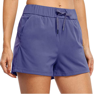 Shorts en coton imperméables et respirants en nylon, taille haute, à carreaux, noirs, pour femmes, grandes tailles, coupe ajustée, basiques, décontractés, colorés - Product Image 6