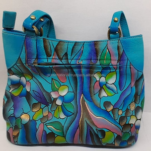 Logo imprimé personnalisé d'usine sac à main en cuir véritable pour femmes sac à main en cuir fourre-tout pour femmes - Product Image 5