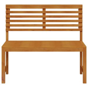 Sedia da Giardino in Legno Massello di Acacia 100 x 50 x 91 cm Marrone, Panca da Esterno - Product Image 2