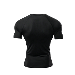 <b>Mens</b> Short Sleeve Compression <b>Shirt</b> Athletic Training Sports Slim Fit Quick Dry <b>Stretch</b> Workout Running Gym Solid 200 Grams - Product Image 3