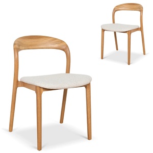 Modern Wooden <b>Dining</b> <b>Chair</b> With Natural Wood Finish indonesian furniture home furniture - Product Image 1