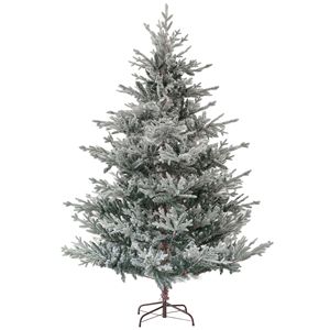 Albero di Natale Realistico Innevato da 210 cm con Base Stabile per Decorazioni Natalizie Casa e Ufficio - Product Image 1