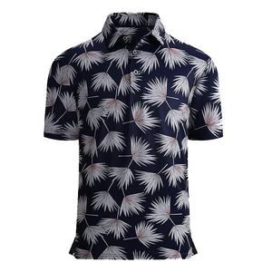 เสื้อยืดคุณภาพสูงสำหรับผู้ชาย ผ้าคอตตอนผสมสแปนเด็กซ์ ถักทออย่างดี ทรงฮิปฮอป คอปก แขนสั้น แห้งเร็ว สวมใส่สบาย รับผลิตแบบ OEM พร้อมสกรีนโลโก้ด้านหน้า BD - Product Image 5