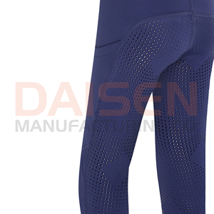 Leggings d'équitation pour femmes avec grip en silicone, taille haute, extensibles, respirants, pour l'entraînement et la performance - Product Image 4