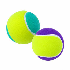 Balle de cricket et de tennis de haute qualité en feutre de laine, caoutchouc durable, rebond haute performance, entraînement, pratique, promotionnelle, logo personnalisé. - Product Image 1