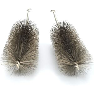 Set di 8 Spazzole in Acciaio Inox per Pulizia Tubi, per Parti Auto, Lavaggio Auto e Bottiglie/Tubi, Spazzole Versatili - Product Image 4