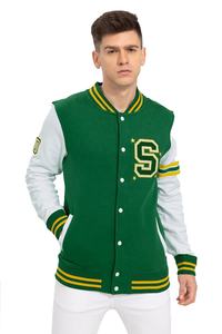 Chaqueta Universitaria ODM, Chaqueta Universitaria Personalizada con Parche de Chenilla Bordado, Fabricantes y Proveedores de Chaquetas Universitarias de Béisbol, Chaqueta Universitaria para Hombre - Product Image 2