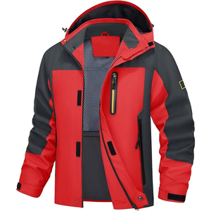 เสื้อแจ็คเก็ตฮาร์ดเชลล์พิมพ์ลาย มีหลายกระเป๋า ปรับชายเสื้อได้ กันลม กันน้ำ ระบายอากาศได้ดี ซิปยาวเต็มตัว เหมาะสำหรับทุกเพศทุกวัย ไซส์พลัส - Product Image 1