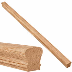 Barandilla de Madera Tradicional para Escaleras de Balcón, Montada en la Pared, Acabado Pintable, para Mayor Seguridad - Product Image 2