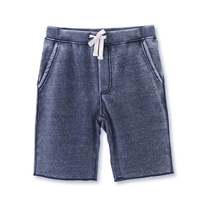 Shorts pour hommes délavés à l'acide, en coton, style streetwear, avec logo personnalisé OEM, look vintage élégant, coupe décontractée - Product Image 3