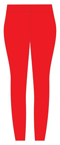 Leggings de yoga Saints Gold, longueur intégrale, taille haute, logo imprimé sur la jambe gauche, en Spandex et Polyester, sans couture - Product Image 3