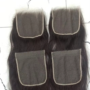Cabello Humano Brasileño Negro Natural con Encaje HD, Tamaño Personalizado, Cierre y Frontal de Encaje HD, Cierre de Encaje HD Personalizable Disponible - Product Image 1