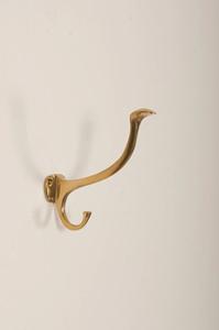 Crochet mural double en métal gain de place pour serviettes et manteaux de salle de bain et cuisine - Product Image 3