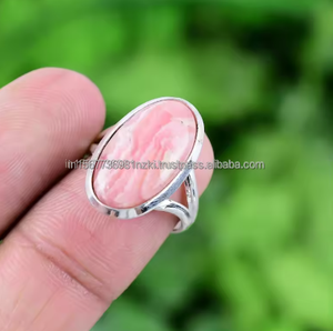 Rhodochrosite Déclaration Pendentif Pendentif pour Femmes Pendentif en Pierre Précieuse Pendentif en Argent 925 Dainty Rhodochrosite Bijoux pour Elle - Product Image 2