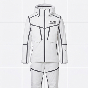 MALUZA INDUSTRIES Bulk Custom <b>Men</b> Hooded Ski Wear Suit Windproof Waterproof 10,000mm Thermal Snowboarding Jacket Winter Sports - Product Image 1