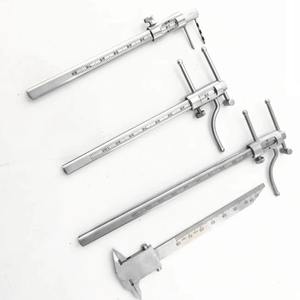 Calibrador de implantes dentales profesional AMETRINE SURGICAL, 1 unidad, regla de laboratorio Venus Apollo, 20-100 mm, para medir dentaduras postizas - Product Image 1