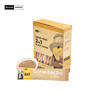 กาแฟโรบัสต้าเวียดนามแบบฟรีซดราย 2in1 กาแฟสำเร็จรูป รับผลิตแบบ OEM แบรนด์ส่วนตัว ขายส่ง กาแฟมิลาน ฟูลซิตี้+ รสขม - Product Image 3