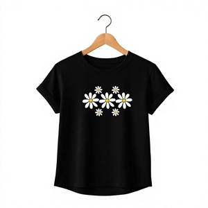 T-shirt de nuit rose mignon avec motif panda pour femme, col rond, manches courtes, coupe classique, imprimé dessin animé, 100 % coton jersey, toutes saisons - Product Image 6