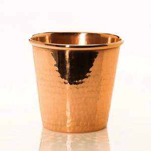 Ensemble de gobelets et verres à boire en cuivre martelé à la main, tasses à boire traditionnelles en métal, articles de bar élégants pour la maison, les restaurants et les hôtels - Product Image 2