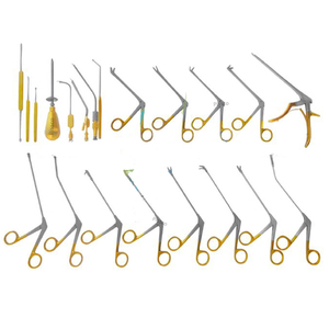 PISSCO Lumbar Spine Surgery Curettes Set Lateral Spinal Orthopedic Surgical <b>Instrument</b> Set Kerrison Rongeur set of 17 pcs - Product Image 4