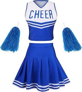 Ventes chaudes, uniformes de cheerleading personnalisés pour jeunes filles, costumes de cheerleaders d'équipe scolaire, tenues de fantaisie pour femmes pour le musical - Product Image 3