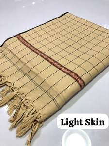 Nouvelle Arrivée Automne Hiver Chaud Châle en Pure Laine à Carreaux Tricoté à Rayures Motif Points Colorés Couverture à Pompons Écharpe Enveloppante - Product Image 4