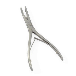 Pinza de corte ortopédica manual de doble acción Beyer Bone Rongeur, de acero inoxidable alemán, acabado Dall, instrumentos quirúrgicos - Product Image 4