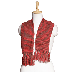 Écharpe unisexe en crochet chaud - Accessoire d'hiver en tricot côtelé - Cache-cou doux personnalisé avec logo pour adulte - Product Image 1