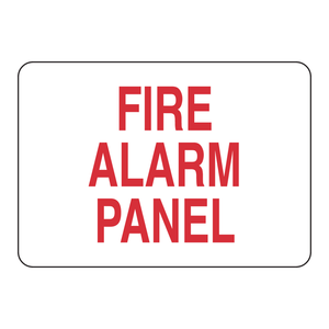 Panneau d'alarme incendie Brady résistant à la chaleur, en PVC, à fixation adhésive, pour usage intérieur et extérieur - Product Image 3