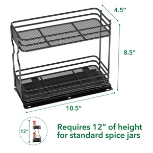 Multi Purpose Pull Out Basket Spice Rack Ideal for Home Organization and <b>Kitchen</b> <b>Accessories</b> Condiment storage From India - Product Image 2