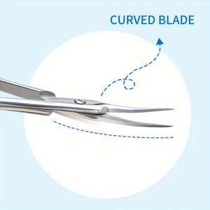 กรรไกรตัดเล็บ, กรรไกรเสริมสวย, กรรไกรตัดคิ้ว, กรรไกรตัดหนังส่วนเกินแบบรัสเซีย, กรรไกรตัดหนังส่วนเกินแบบมืออาชีพ - Product Image 5