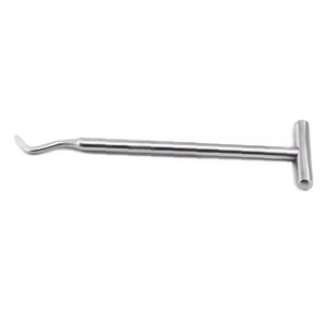 Professional Dental Potts Root Elevator Right Curved Crossbar Handle Stainless Steel CE Certified <b>Teeth</b> <b>Cleaning</b> Surgical <b>tool</b> - Product Image 3