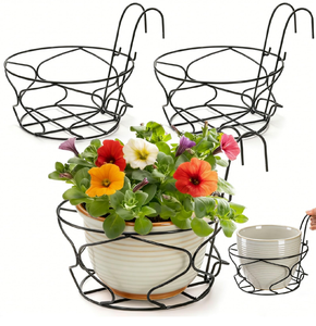 Support de suspension pour pot de fleurs en métal personnalisé – Nouveauté : Support de suspension pour pot de fleurs en métal - Product Image 6