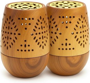 Elegant Religious Wooden <b>Incense</b> Burner <b>Box</b> Eco-friendly Carved Decorative Lid Design Brass Cup Home Fragrance Office Tableware - Product Image 2