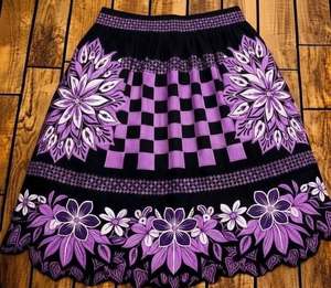Falda Midi Bordada con Diseño Floral Mexicano para Mujer, Vestido Tradicional, Estilo Fiesta Cinco de Mayo, Estilo Hawaiano 2026 - Product Image 2