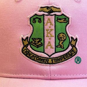 Pink Green Color Block Baseball <b>Cap</b> Women Embroidered Fashion <b>Hat</b> Adjustable Casual Outdoor Headwear Stylish Daily Wear - Product Image 5