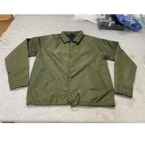 Veste de coach en nylon personnalisée, coupe-vent, boutons-pression, streetwear, fabricant en gros de vestes de coach - Product Image 6