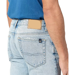 Men Denim Pants 100% Cotton Denim Custom Light Wash Jeans Straight Fit Casual <b>Trousers</b> Everyday Streetwear - Product Image 5