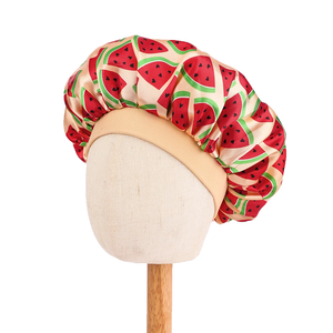 Bonnet en satin unisexe pour adultes, imprimé papillon, élastique réglable, confortable, bonnet de sommeil, 100% soie, toutes saisons - Product Image 5