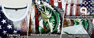Camisetas de Pesca Sublimadas 2026 con Protección UPF 50+, Personalizadas con Nombre y Número, Ligeras, de Manga Larga y Transpirables - Product Image 5