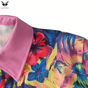 Chemise boutonnée à manches courtes pour homme, motif floral tendance, multicolores, meilleur produit, vêtements pour homme, polo imprimé pour homme - Product Image 3